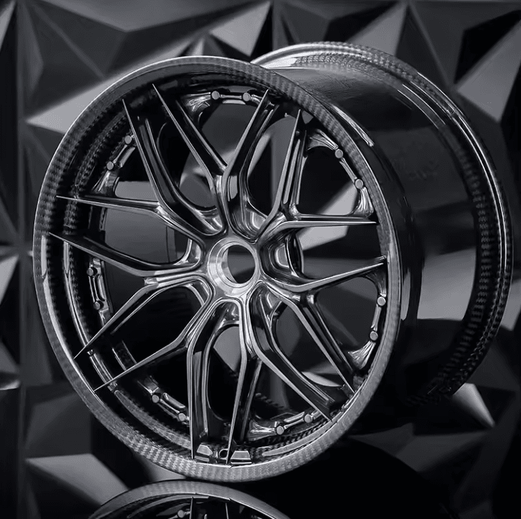 SY Forged Carbon fiber barrel forged wheel